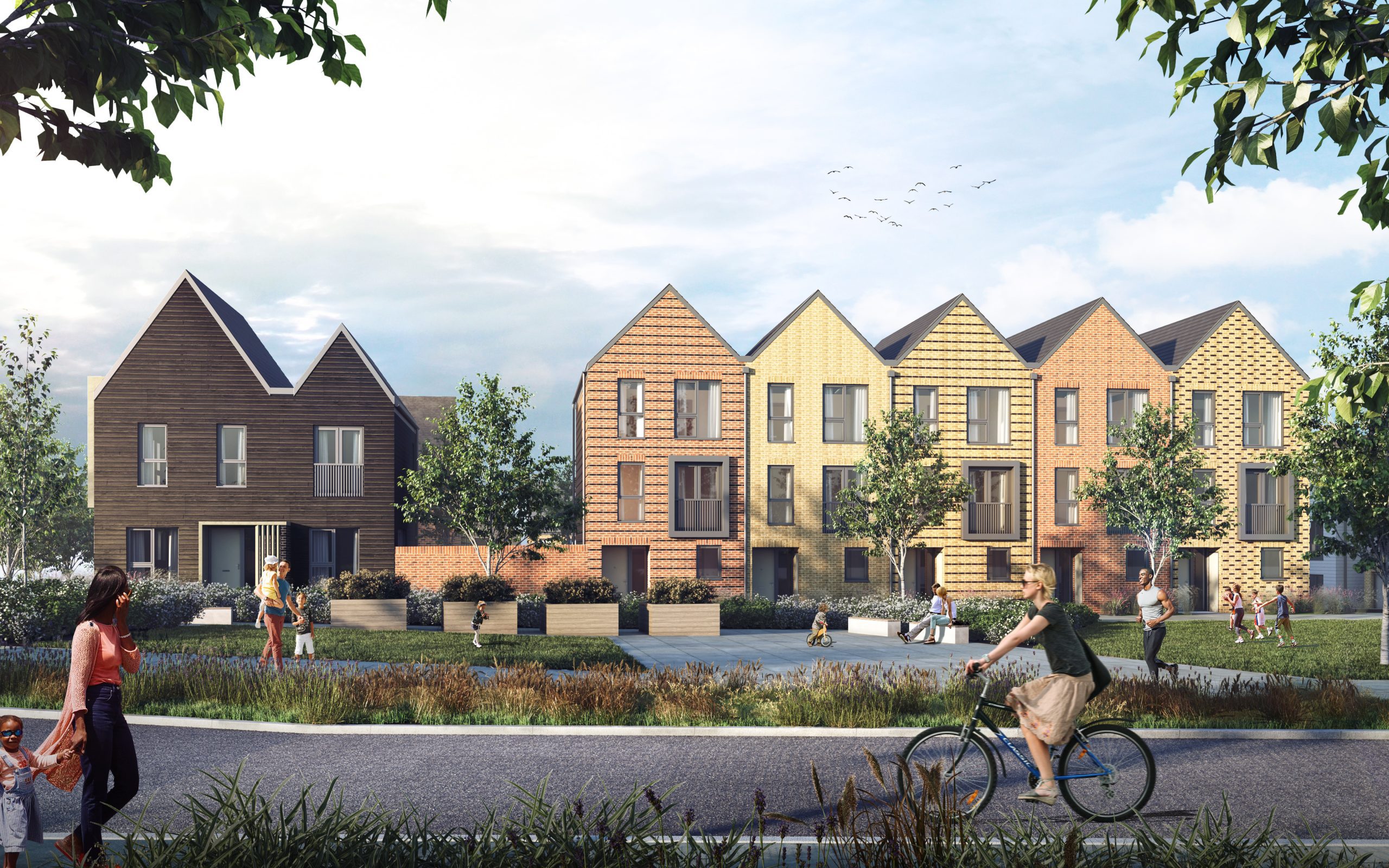 Alkerden Gateway, Ebbsfleet Garden City shortlisted for the Housing Design Awards 2022