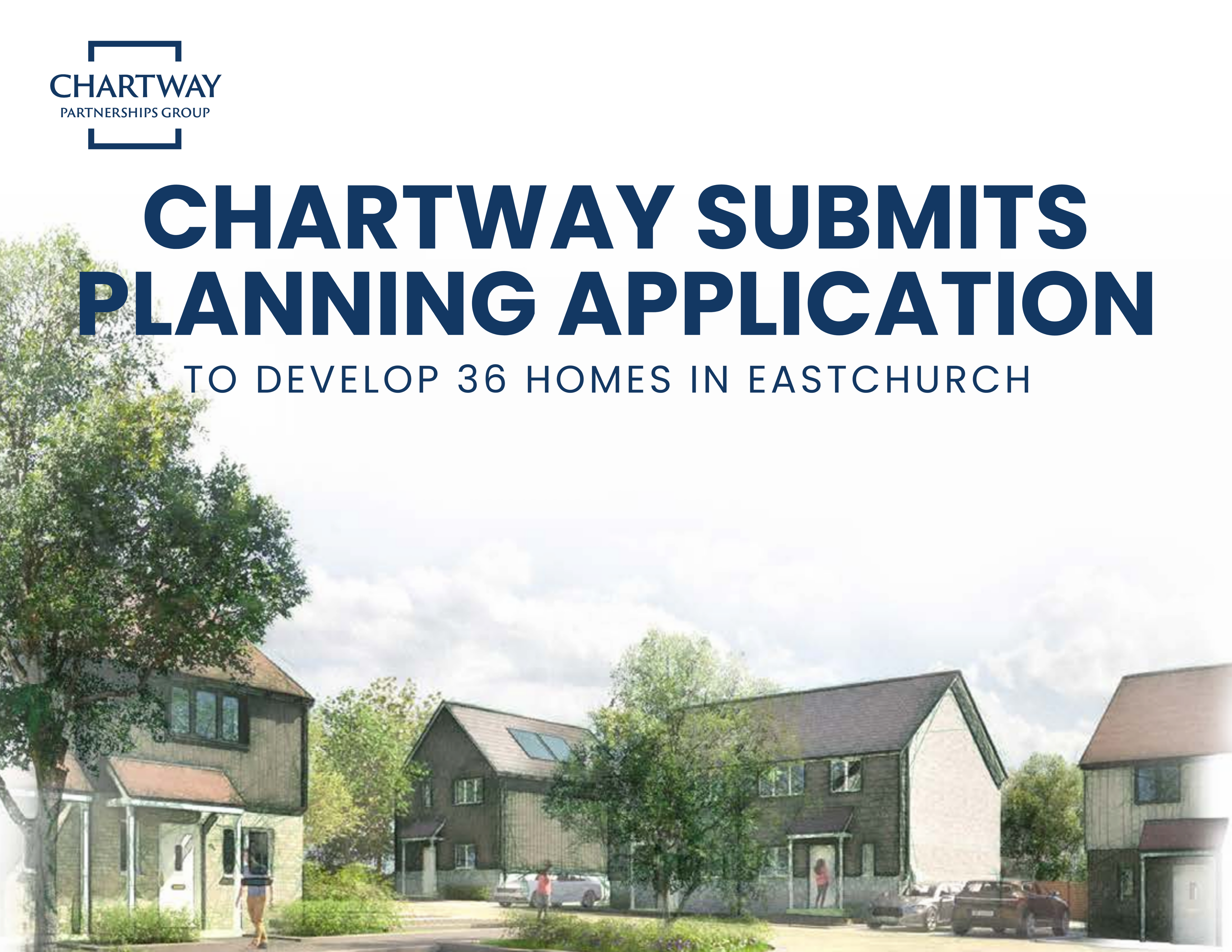 Chartway and Moat submit plans for 36 new homes in Eastchurch on the Isle of Sheppey